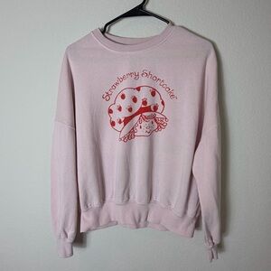 Strawberry Shortcake Pink Crew Neck Sweater
